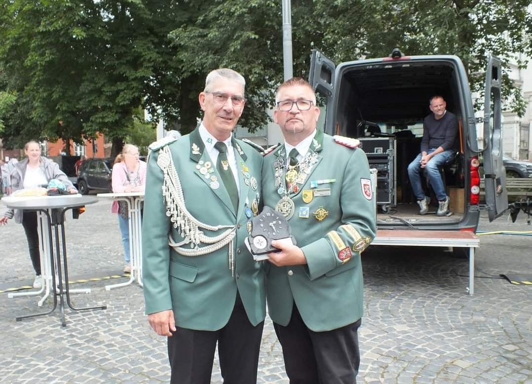 Heinz Siemons und Stefan Doncks beim Schützenfest 2023