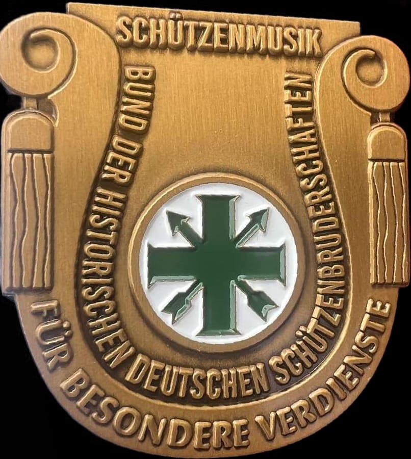 Schützenmusiker Auszeichnung im BHDS in Bronze